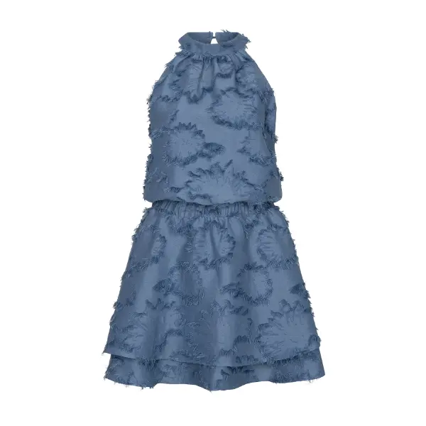 6F9A9607_1 Studio Amaya Jurk Jole 262-ST16 Blauw