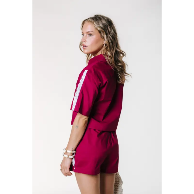 Colourful-Re_High-Summer-2026_682_WS117697_2 Colourful Rebel Short Jess WS117697 682 Deep Burgundy