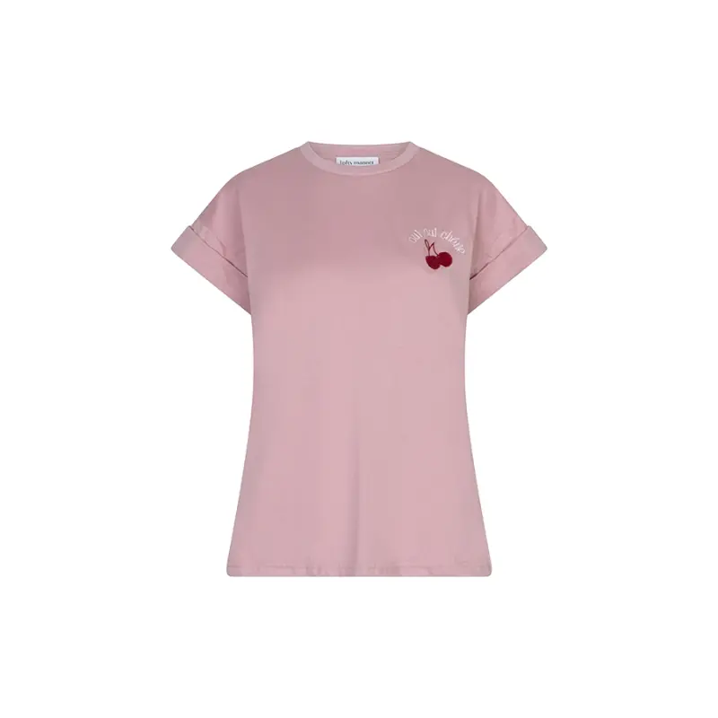 Lofty-Manner_Summer-1-2026_659_RC05 Lofty Manner T-Shirt Nyella RC05 659 Dusty Pink
