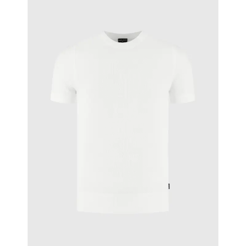 Saint-Steve_SS26_10000-white_210157_3 Saint Steve T-Shirt Hein 210157 10000 Wit