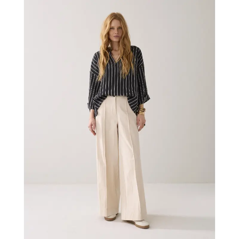 Summum-_spring-2026_122_4s2938-12365 Summum Broek 4s2938-12365 122 Ivory