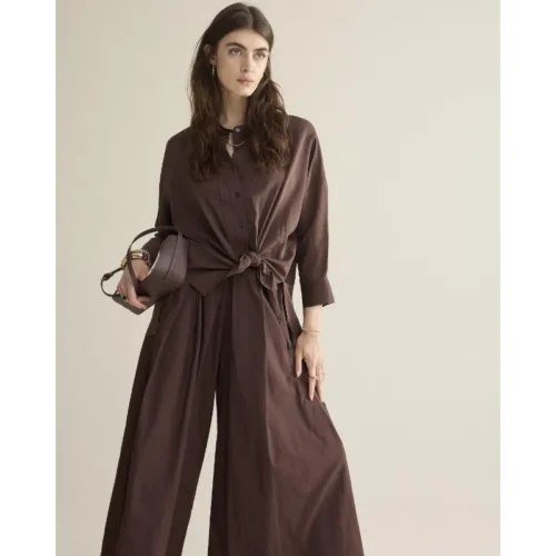 Summum-_spring-2026_713_2s3403-12370 Summum Blouse 2s3403-12370 713 Coffee