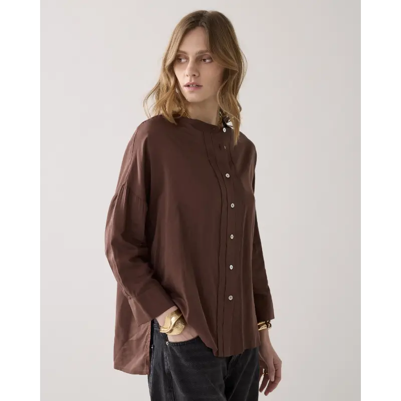 Summum-_spring-2026_713_2s3403-12370_4 Summum Blouse 2s3403-12370 713 Coffee