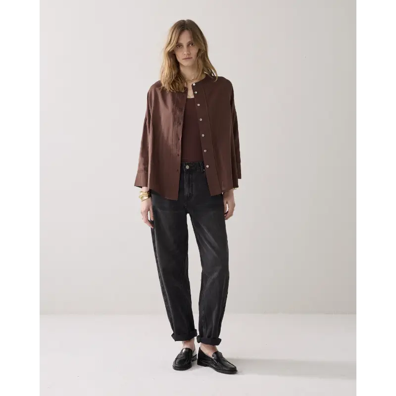 Summum-_spring-2026_713_2s3403-12370_5 Summum Blouse 2s3403-12370 713 Coffee