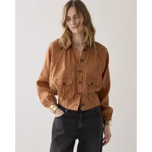 Summum-_spring-2026_739_2s3454-12373 Summum Blouse 2s3454-12373 739 Cinnamon