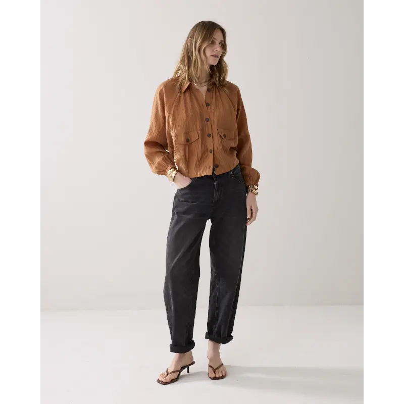 Summum-_spring-2026_739_2s3454-12373_2 Summum Blouse 2s3454-12373 739 Cinnamon