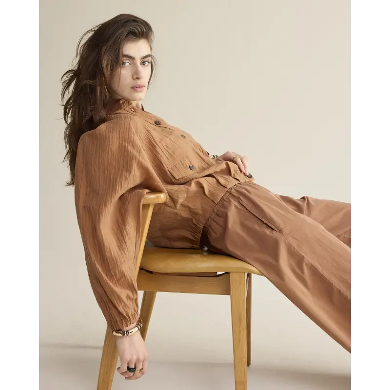 Summum-_spring-2026_739_2s3454-12373_5 Summum Blouse 2s3454-12373 739 Cinnamon