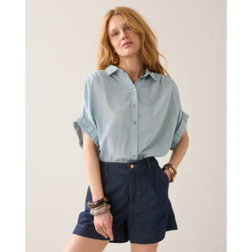 Summum Blouse 2s3484-12370 431 Glacier Blue