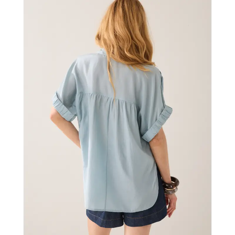 Summum-_summer-2026_431_2s3484-12370_3 Summum Blouse 2s3484-12370 431 Glacier Blue