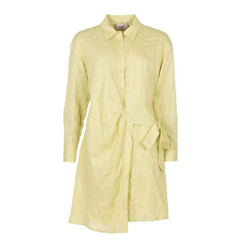 dina3 Freebird Jurk Dina 2139 Avocado Green