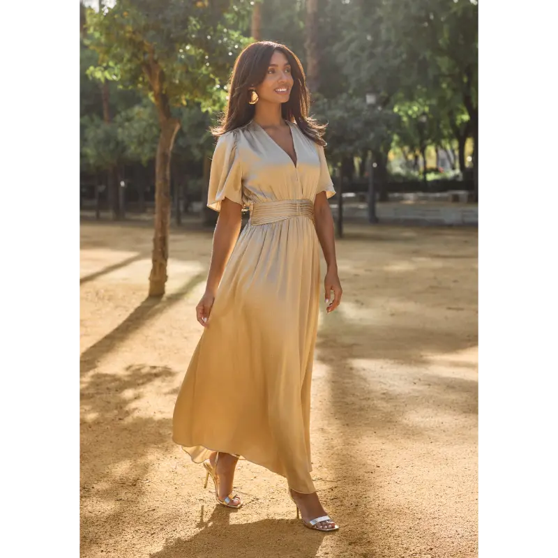 domia3 Freebird Jurk Domia 2457 Sandy Beach