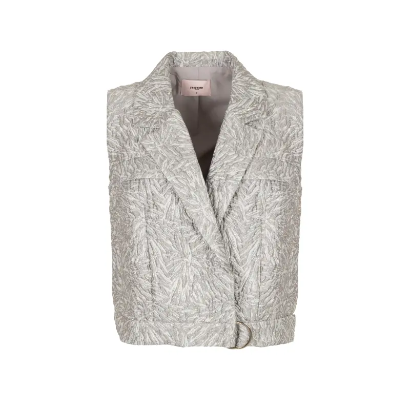 gabriela2 Freebird Gilet Gabriela 2162 Silver Grey