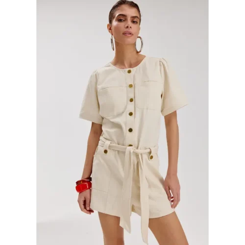 hs6p700 Off White1 Harper&Yve Jumpsuit Yael HS6P700 101 Off-White