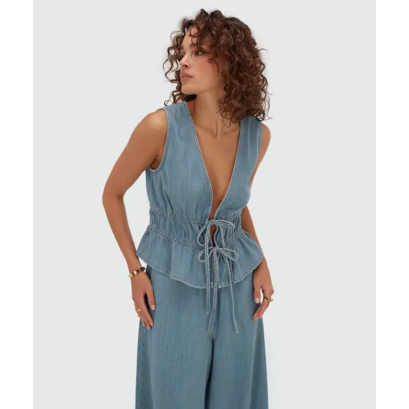 jv-2604-0111 Denim05 Josh V Top Sea JV-2604-0111 948 Blauw