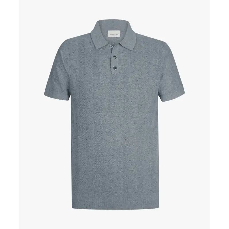 ppxd10003b Blue1 Profuomo Polo PPXD10003b Blauw