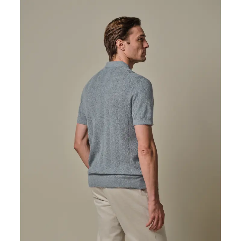 ppxd10003b Blue5 Profuomo Polo PPXD10003b Blauw