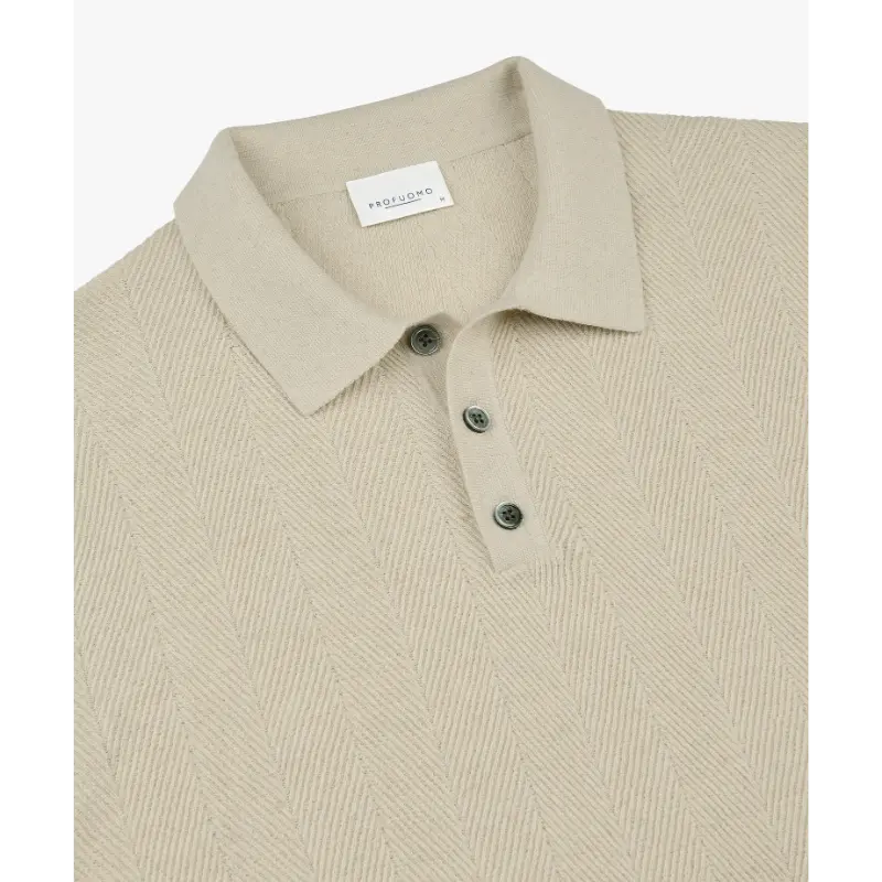 ppxd10003d Raw White3 Profuomo Polo PPXD10003d Off-White