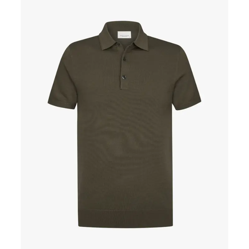 ppxd10007b Brown1 Profuomo Luxury Polo PPXD10007b Bruin