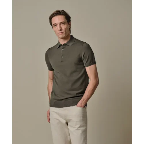 ppxd10007b Brown2 Profuomo Luxury Polo PPXD10007b Bruin