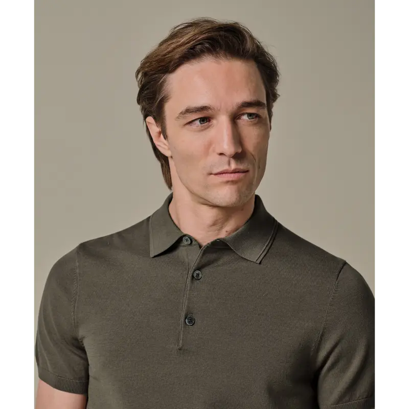 ppxd10007b Brown4 Profuomo Luxury Polo PPXD10007b Bruin