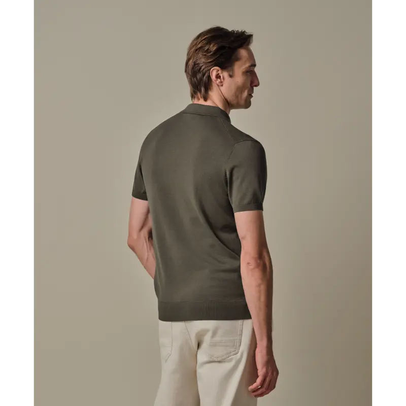 ppxd10007b Brown5 Profuomo Luxury Polo PPXD10007b Bruin