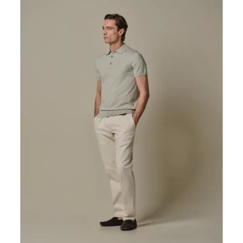 ppxd10007e Light Green2 Profuomo Polo PPXD10007e Licht Groen