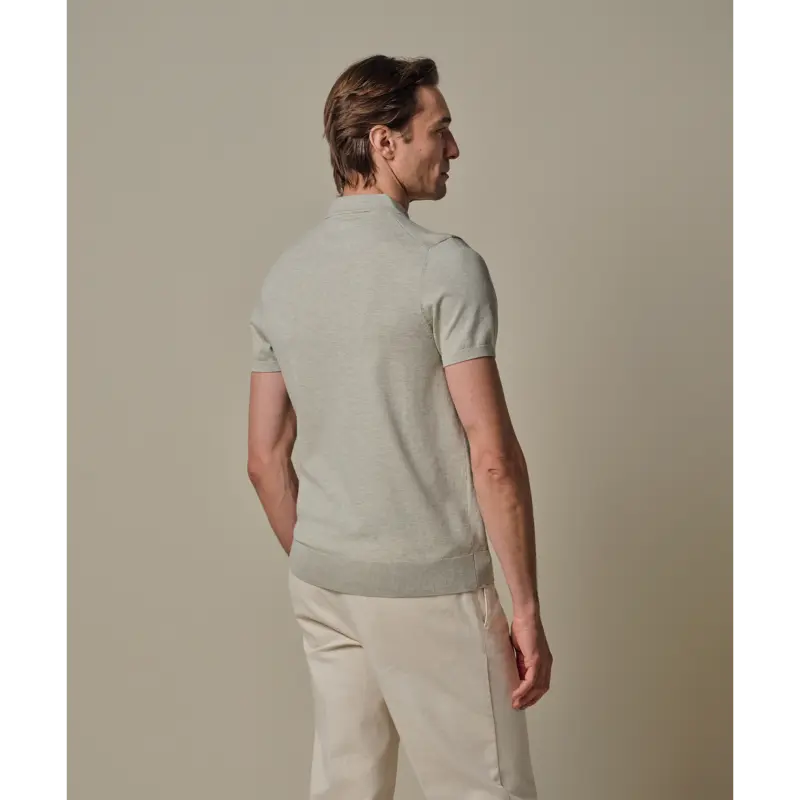 ppxd10007e Light Green4 Profuomo Polo PPXD10007e Licht Groen