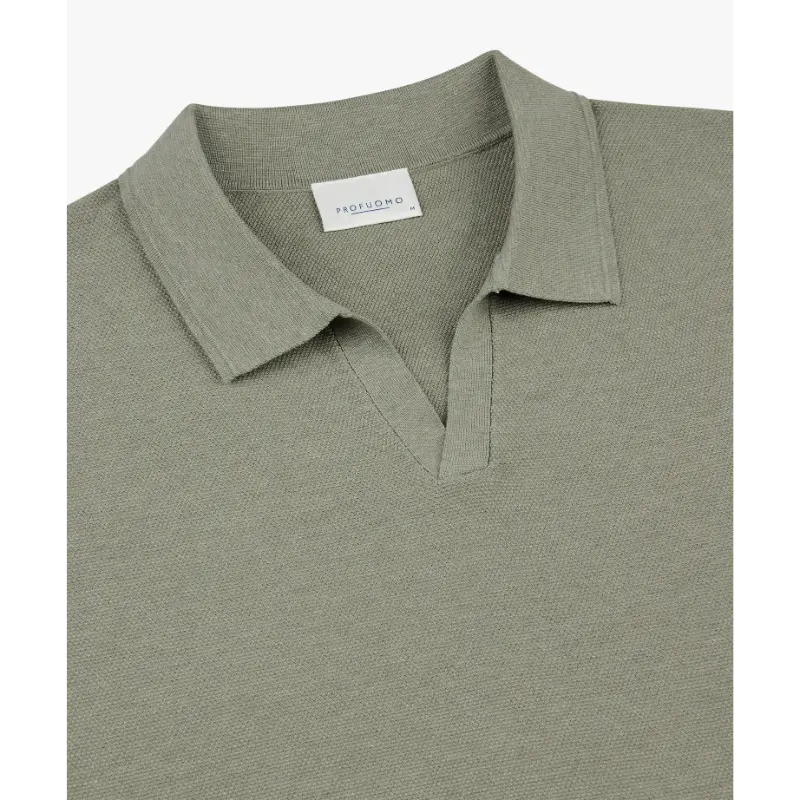 ppxd10009d Mid Green3 Profuomo Polo PPXD10009d Groen
