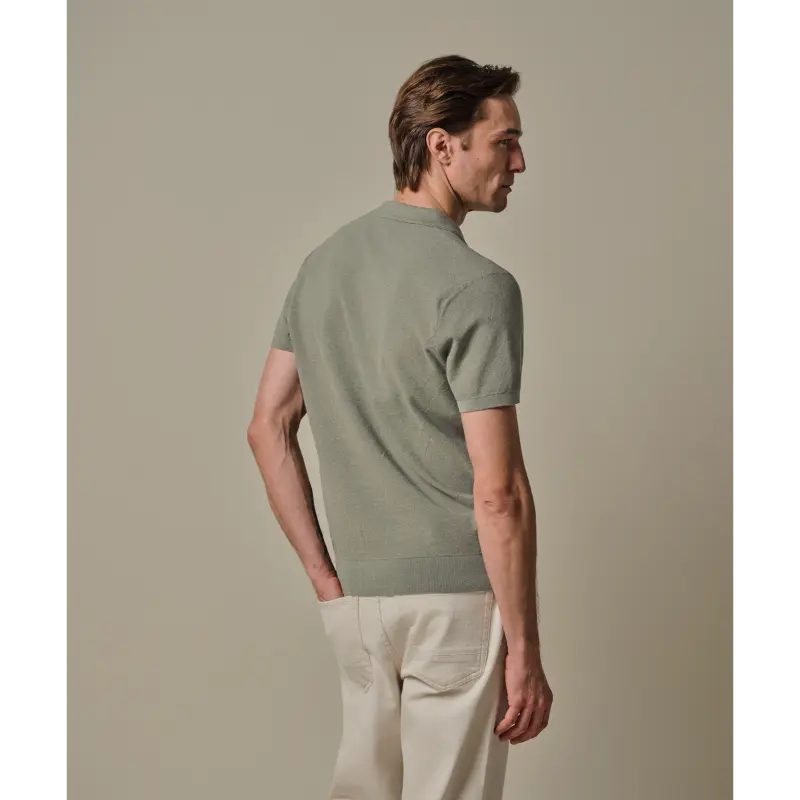 ppxd10009d Mid Green5 Profuomo Polo PPXD10009d Groen