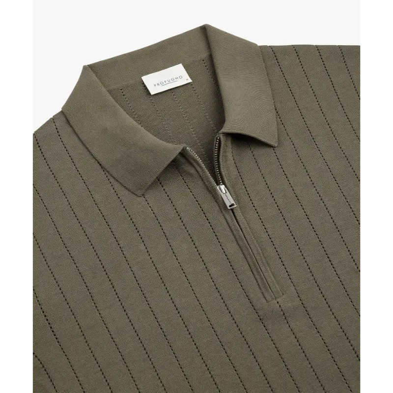 ppxd10029b Brown3 Profuomo Polo PPXD10029b Bruin