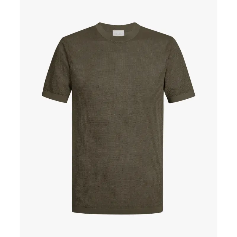 ppxt10011b Light Brown1 Profuomo T-Shirt PPXT10011b Bruin