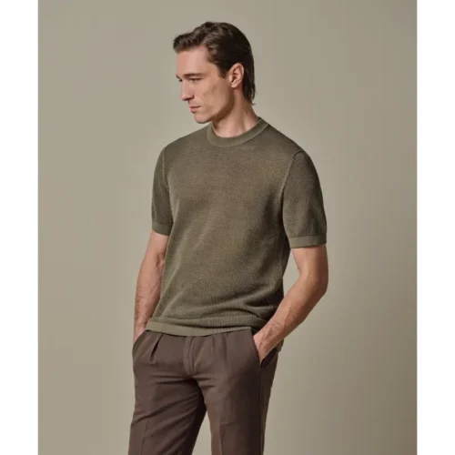 Profuomo T-Shirt PPXT10011b Bruin