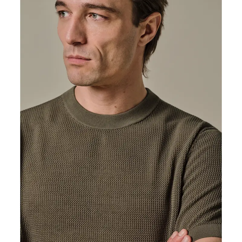 ppxt10011b Light Brown4 Profuomo T-Shirt PPXT10011b Bruin