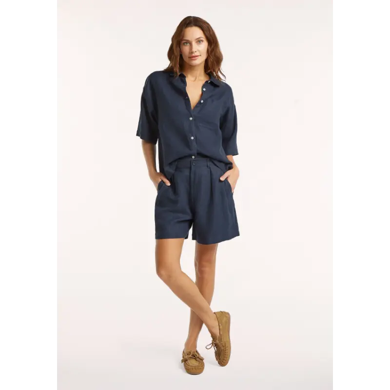 s26_106_ Liya2 Circle of Trust Blouse Liya s26_106_ 1260 Bullet Blue