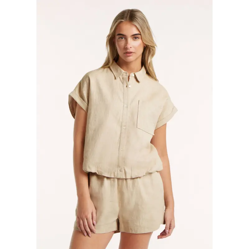 s26_9_ Kelly Blouse1 Circle of Trust Blouse Kelly s26_9_ 3082 Safari Tan
