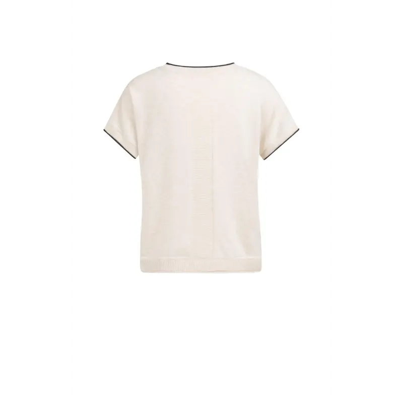 01-000580-605 Off White8 Yaya Top 01-000580-605 990672 Off-White