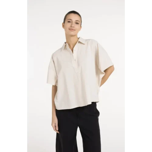 01-201220-605 Off White3 Yaya Blouse 01-201220-605 99067 Off-White