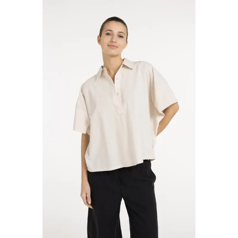 01-201220-605 Off White3 Yaya Blouse 01-201220-605 99067 Off-White