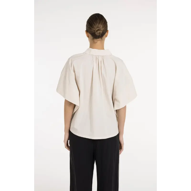 01-201220-605 Off White4 Yaya Blouse 01-201220-605 99067 Off-White