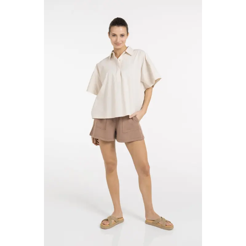 01-201220-605 Off White7 Yaya Blouse 01-201220-605 99067 Off-White