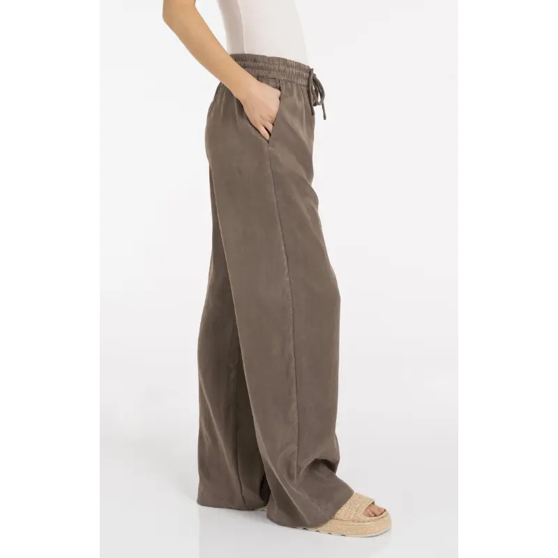 01-301261-605 Washed Brown03 Yaya Broek 01-301261-605 99070 Bruin
