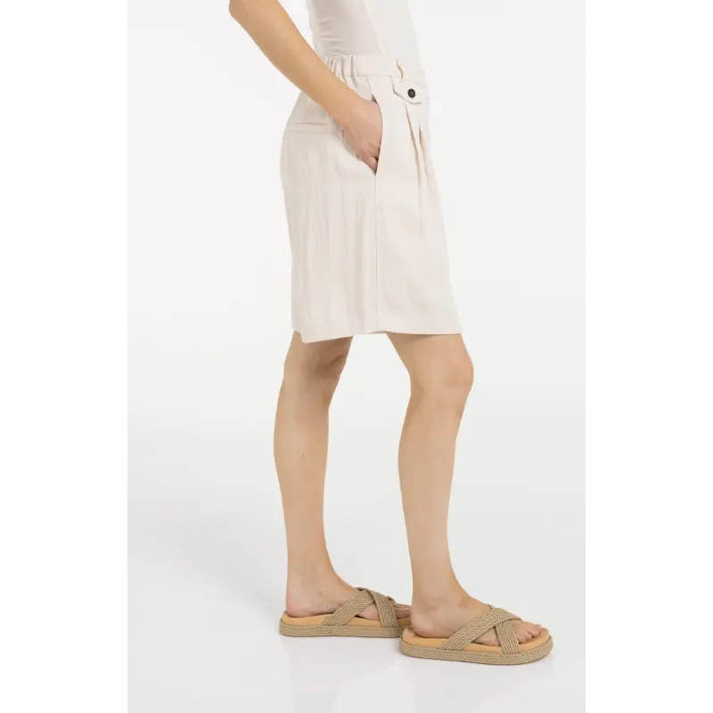 01-321032-605 Creme White5 Yaya Short 01-321032-605 99067 Off-White