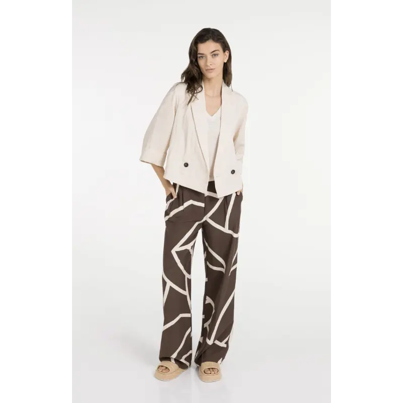 01-501084-605 Off White07 Yaya Blazer 01-501084-605 99067 Off-White