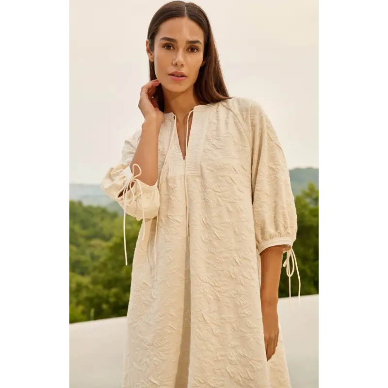 01-609219-605 Off White3 Yaya Jurk 01-609219-605 99058 Beige