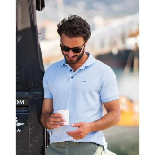 26CN151_2633 NZA Polo 26CN151 2633 Lichtblauw
