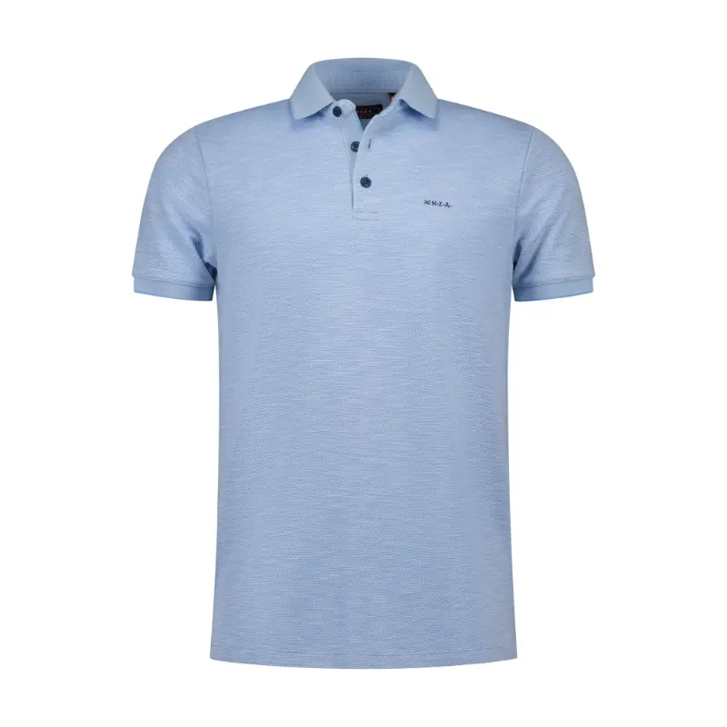26CN151_2633_A NZA Polo 26CN151 2633 Lichtblauw