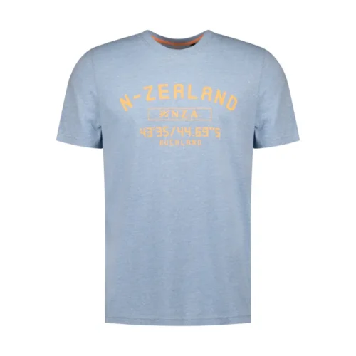 26CN720_2665_A NZA T-Shirt 26CN720 2665 Lichtblauw