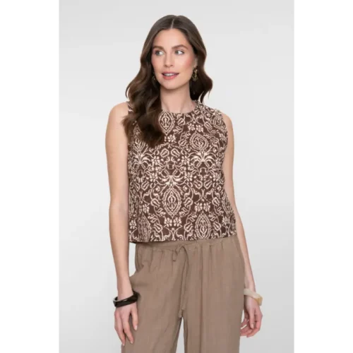 63388-70 Brown1 Geisha Top 63388-70 775 Brown