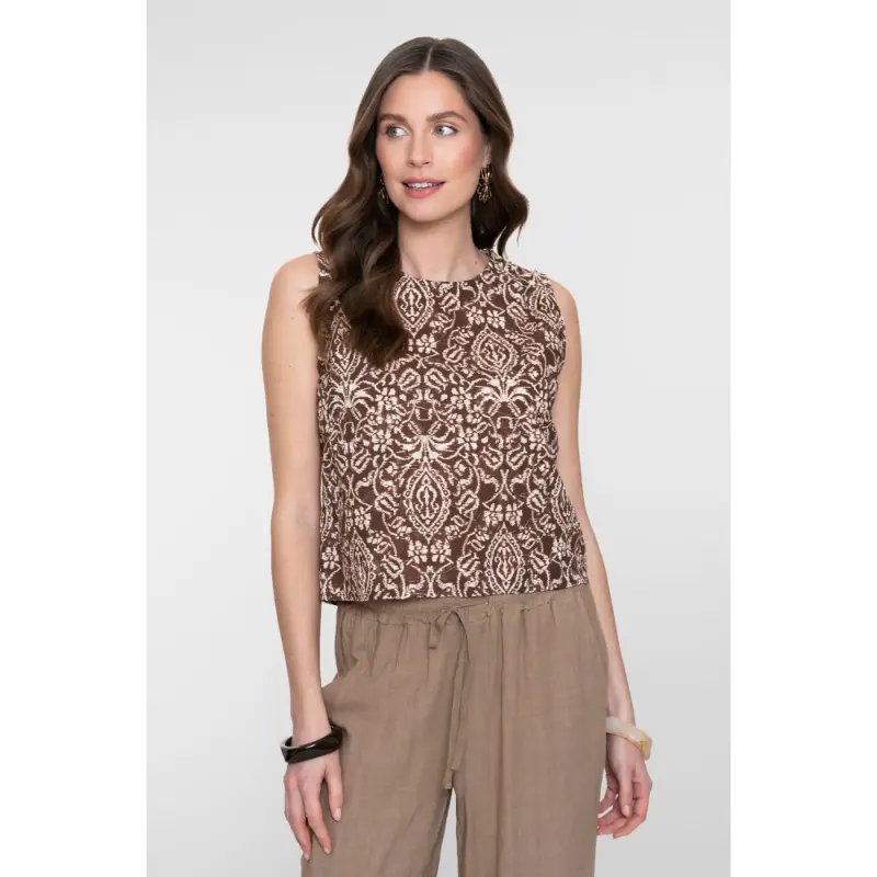 63388-70 Brown1 Geisha Top 63388-70 775 Brown
