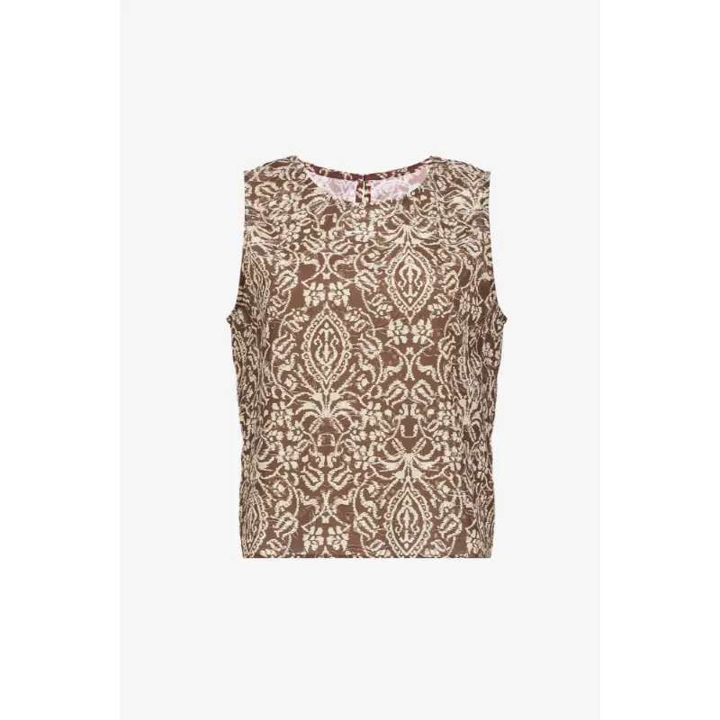 63388-70 Brown3 Geisha Top 63388-70 775 Brown